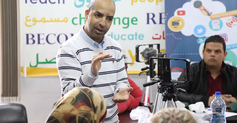 Formation au journalisme-mobile, production de films par des appareils intelligents, mars 2019. #halmedia