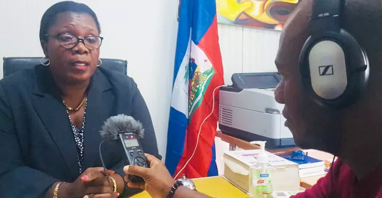 Mise en pratique de l'atelier (16-24 janvier 2019) conduit par Achim Lippold (journaliste RFI) et Nicole Siméon (consultante et formatrice). #InfoToupatou