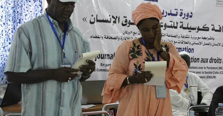 Formation aux modules de base du journalisme sur les droits humains, 2019 #InfosDroitsMauritanie