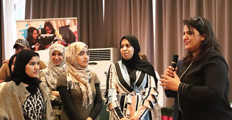 Lancement du projet à Marrakech (Maroc) - mars 2019 #SadaAswatNissaa