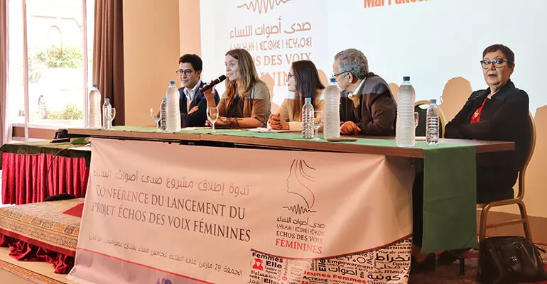 Lancement du projet à Marrakech (Maroc) - mars 2019 #SadaAswatNissaa