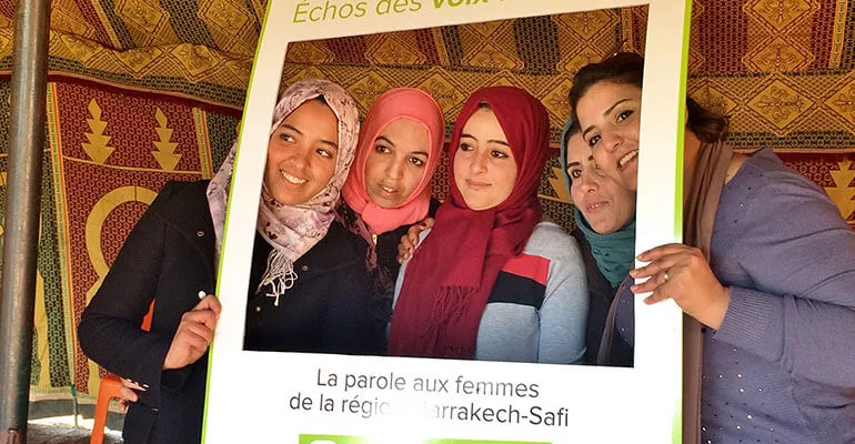 28e sortie du studio mobile d’Échos des voix féminines, décembre 2019 #SadaAswatNissaa