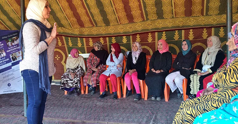 28e sortie du studio mobile d’Échos des voix féminines, décembre 2019 #SadaAswatNissaa