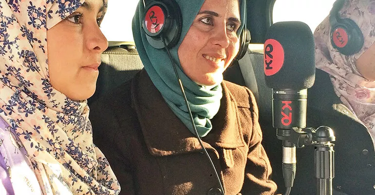 28e sortie du studio mobile d’Échos des voix féminines, décembre 2019 #SadaAswatNissaa