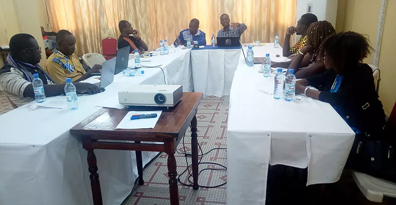 Training seminar for journalists of the show, beginning of July 2019, in Ouagadougou. #MediaSahel