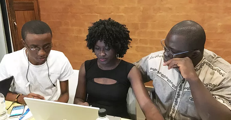 Training in web writing and investigation - Dakar (Senegal) - January 2018 #NailaMedias