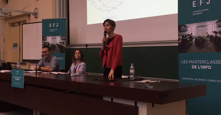 Presentation of the OpenData Media project at the EFJ on 29 September 2016 #ODMedias