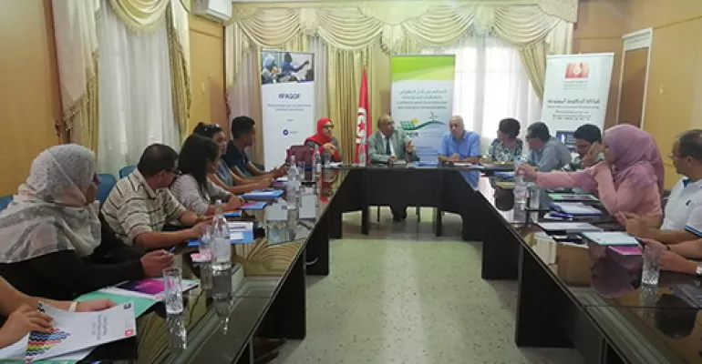 Atelier de communication sur Troisième Plan d’Action National PGO 2018 – 2020 dans la commune de Menzel Bou Zelfa, septembre 2019 #PAGOF