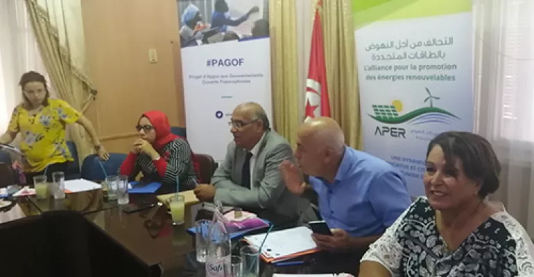 Atelier de communication sur Troisième Plan d’Action National PGO 2018 – 2020 dans la commune de Menzel Bou Zelfa, septembre 2019 #PAGOF