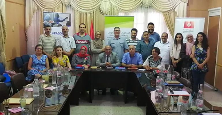 Atelier de communication sur Troisième Plan d’Action National PGO 2018 – 2020 dans la commune de Menzel Bou Zelfa, septembre 2019 #PAGOF