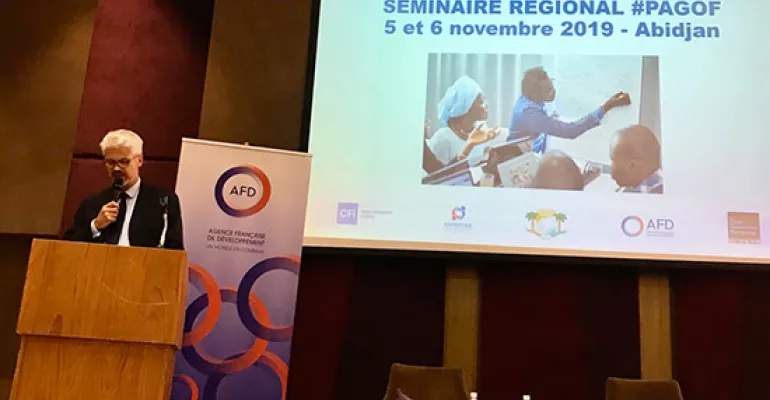 Clôture du séminaire par Emmanuel Debroise, directeur de l’agence AFD en Côte d’Ivoire #PAGOF