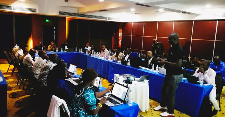 Les acteurs de l’administration et de la société civile burkinabé se forment aux méthodes et moyens de communiquer efficacement avec les médias. 4-8 décembre 2018 #PAGOF