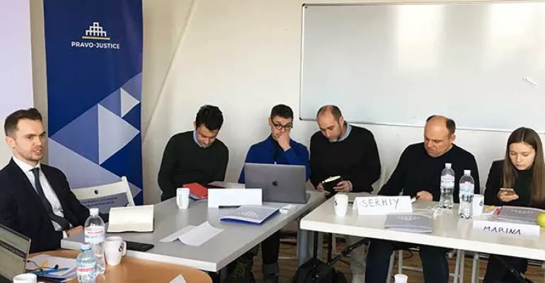 1st session of the cycle "Justice journalism and judicial chronicle", February 2019 #pravojustice