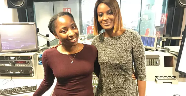 Diara Ndiaye and Sandy Abena, from the Abenafrica blog dedicated to Afro history and culture, in the program Amour de la lecture. #MediaSahel