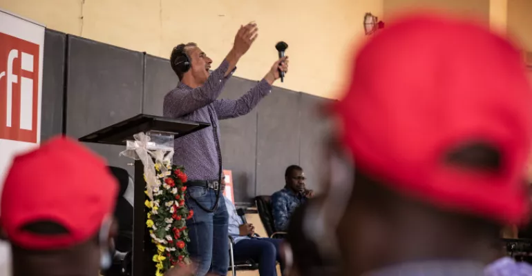 Call Recording on African News & Debate (RFI) - Ouagadougou, March 29, 2021 #MediaSahel