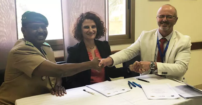 Signature of Memoranda of Understanding, Niamey, April 10, 2019 #MediaSahel
