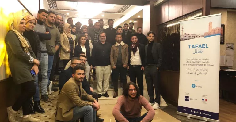 30 journalistes en formation, février 2020 #Tafael