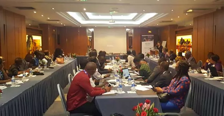 Forum de concertation sur les enjeux des infox en période électorale en Côte d'Ivoire, novembre 2019. #VerifoxAfrique