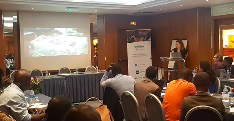 Forum of dialogue on the stakes of the Infox during the electoral period in Ivory Coast, November 2019. #VerifoxAfrique