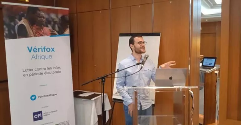 Forum de concertation sur les enjeux des infox en période électorale en Côte d'Ivoire, novembre 2019. #VerifoxAfrique