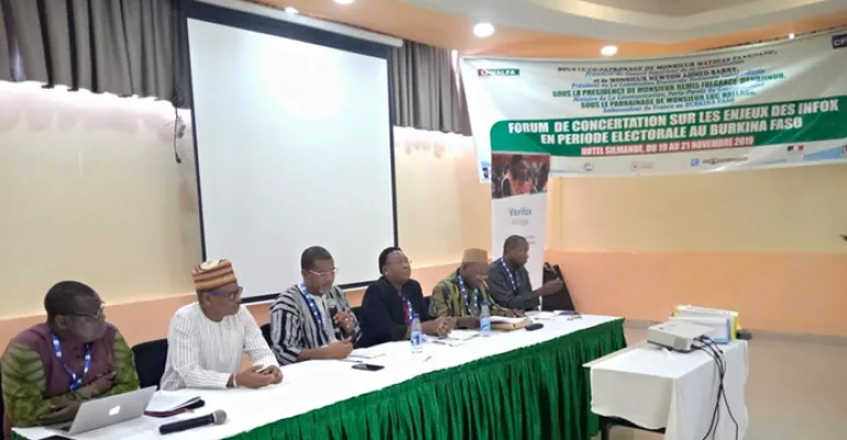 Big policy debate: the victim policies or creators of infox? Burkina Faso, 19-21 November 2019 #VerifoxAfrique