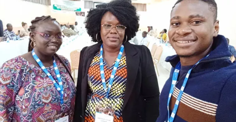 L’équipe de @infowakat au Forum de concertation sur les enjeux des #infox en période électorale, Burkina Faso, 19-21 novembre 2019 #VerifoxAfrique