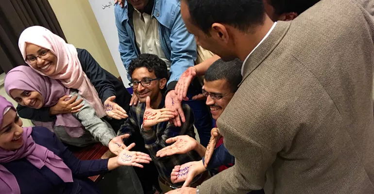 Session sur le traitement journalistique de l’information humanitaire - novembre 2018 #YMER