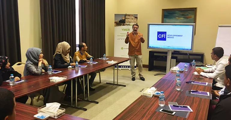 Session on the Journalistic Treatment of Humanitarian Information - November 2018 #YMER