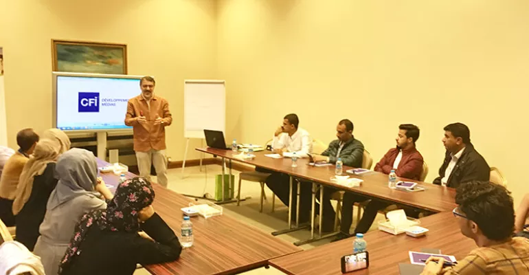 Session on the Journalistic Treatment of Humanitarian Information - November 2018 #YMER